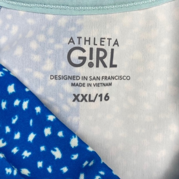 Athleta Girl Mock Neck Rashguard Top - Picture 4 of 5